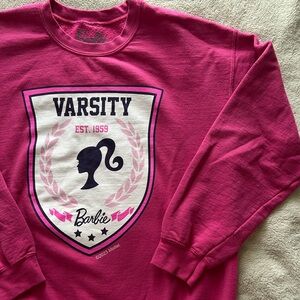 Barbie Hot Pink Crewneck Sweatshirt